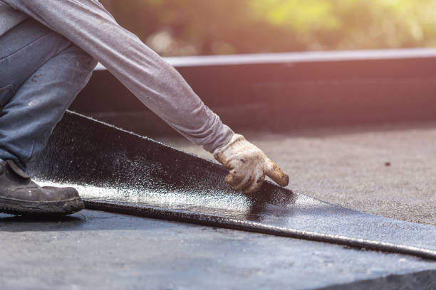 Professional Waterproofing technician working in DeForest, WI